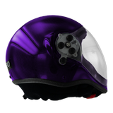 Dynamic Full Face Skydiving Helmet in Purple