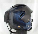 NOVA Flight Helmet with Electronic Visor - Back Side