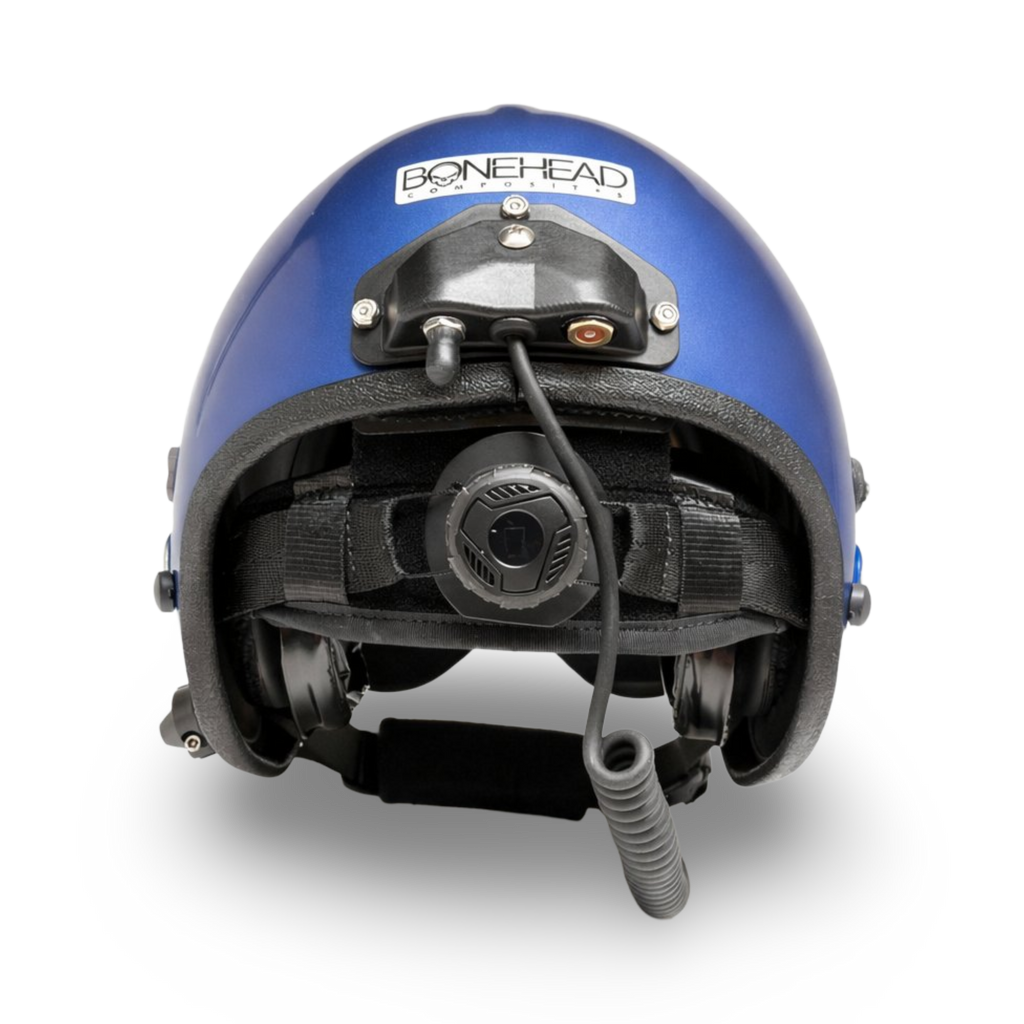 Aries Flight Helmet With Communications & Visor – Bonehead Composites Aries Flight Helmet With Communications & Visor – Bonehead Composites
