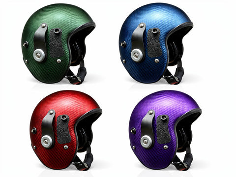 bomber plane style motorcycle helmet Pilot-X Aviation Flight Helmet With Comms – Bonehead Composites