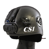 CS1 Communications Full Face Helmet - BACK