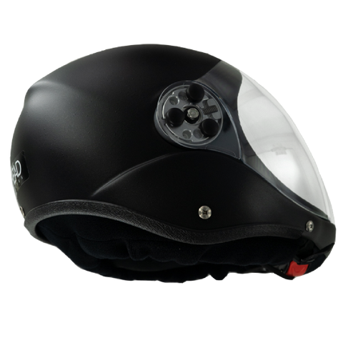 Aero Full Face Skydiving Helmet - MATTE BLACK