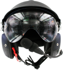 Flight Helmet with Lightspeed Zulu H-mod