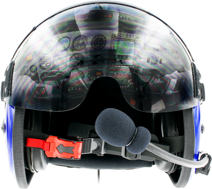 PilotX Flight Helmet - Front