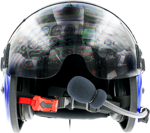 PilotX Flight Helmet - Front