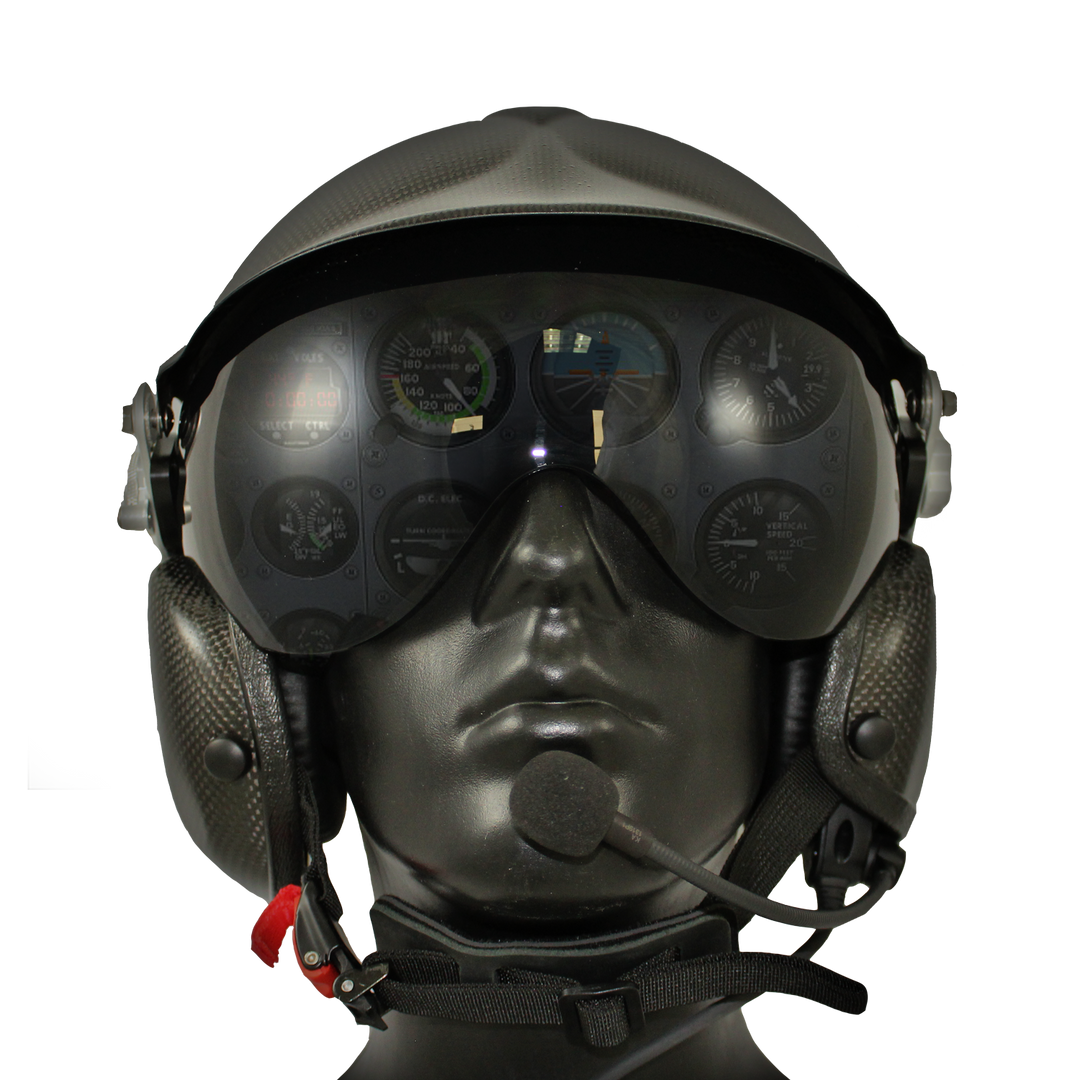 Aries Flight Helmet With BOSE A30 Visor Bonehead Composites