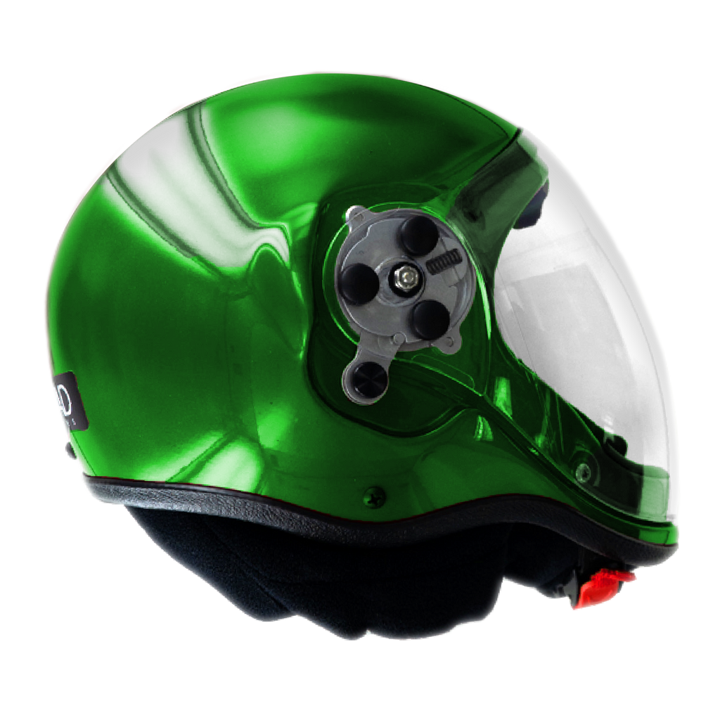 Green full face 2024 helmet