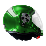 Dynamic Full Face Skydiving Helmet in Green