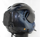 NOVA Flight Helmet with Electronic Visor - Back Side